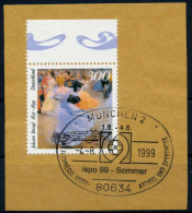 BRD 1999 Nr 2061 Gestempelt Briefstück Zentrisch X6D114E - Oblitérés