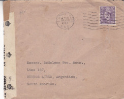 Great Britain - 1948 - Letter - Sent From London To Buenos Aires, Argentina - Opened By Examiner - Caja 31 - Lettres & Documents