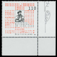 BRD 2000 Nr 2098 Postfrisch ECKE-URE X6D47BA - Unused Stamps