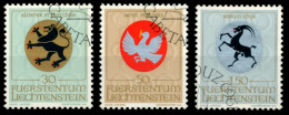 LIECHTENSTEIN 1969 Nr 514-516 Gestempelt SB4DDF6 - Gebraucht