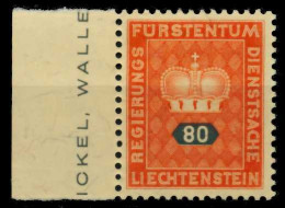 LIECHTENSTEIN DIENSTMARKEN 1950 Nr 42 Postfrisch X707F36 - Official