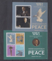 St Kitts - 2014 - WWI Peace - Yv 1655A/D + Bf 142A - 1. Weltkrieg