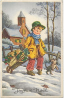 421 -Jeune Garçon- Joyeux Noël - Kindertekeningen