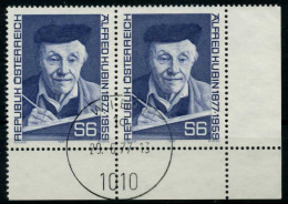 ÖSTERREICH 1977 Nr 1543 Zentrisch Gestempelt WAAGR PAAR ECKE X809CD2 - Used Stamps