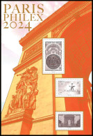 Bloc Feuillet  Doré PARIS - PHILEX 2024 - Unused Stamps