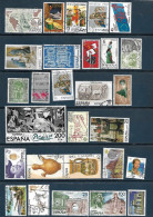 Spain: Set 28 Stamps, Used, Hinged (#002) - Altri & Non Classificati