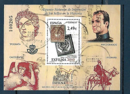 Spain - 2010 - Stamps On Stamps Used - Yv Bf 192 - Postzegels Op Postzegels