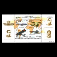 Spain - 2001 - 75th Anniversary Of The Spanish Aviation - Yv 3357/60 - Airplanes