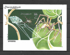 Somalia - 2002 - Insects: Spiders - Yv Bf 91 - Andere & Zonder Classificatie