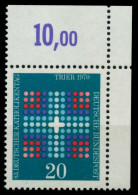 BRD BUND 1970 Nr 648 Postfrisch ECKE-ORE X8C6D62 - Neufs