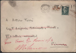 ITALIA - Storia Postale Regno - 1941 - 15c Imperiale (isolato) - Lettera A Tariffa Ridotta Per Militare - Viaggiata Da A - Marcophilie