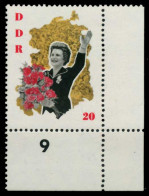 DDR 1963 Nr 994 Postfrisch ECKE-URE X8EB1FE - Unused Stamps