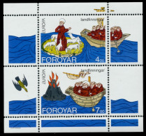FÄRÖER Block 7 Postfrisch S031DB2 - Isole Faroer