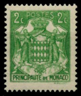MONACO 1937 Nr 144 Ungebraucht X91E922 - Unused Stamps