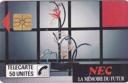 Telecarte Privée - D50 - NEC 1 - Gem - 1600 Ex - 50 Un - 1988 - Privées