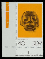 DDR 1970 Nr 1611 Postfrisch ECKE-ULI X94CFC6 - Ungebraucht