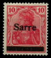 SAARGEBIET GERMANIA Nr 6aI Ungebraucht X95932A - Unused Stamps