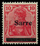 SAARGEBIET GERMANIA Nr 6aIII Ungebraucht X959342 - Unused Stamps