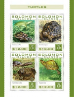 Solomon Is - 2016 - Turtles - Yv 3269/72 - Schildpadden