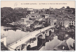 CPA 44 - CLISSON - La Trinité Et Le Pont De Ville Sur La Sévre - Clisson