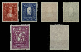 LIECHTENSTEIN 1934 Nr 140-142 Postfrisch Gepr. X6A8B12 - Nuovi