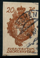LIECHTENSTEIN 1920 Nr 20 Gestempelt X6A8DB6 - Used Stamps
