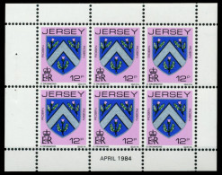 JERSEY HEFTCHENBLATT Nr HB 0-33 APR88 Postfrisch X6BE70E - Jersey