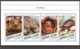 Sierra Leone - 2018 - Turtles - Yv 8025/28 - Schildpadden