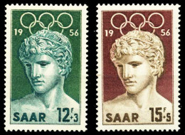 SAARLAND 1956 Nr 371-372 Postfrisch S1B5EA6 - Nuovi