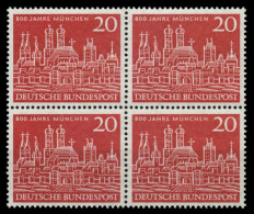 BRD 1958 Nr 289 Postfrisch VIERERBLOCK X6EB06E - Unused Stamps