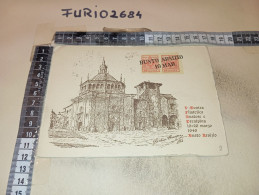 MX00494 BUSTO ARSIZIO 1949 TIMBRO ANNULLO 1° MOSTRA FILATELICA BUSTESE E PREALPINA - 1946-60: Marcophilia