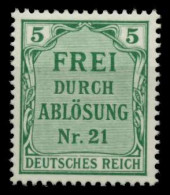 D-REICH DIENST Nr 3 Postfrisch X6EFE22 - Dienstmarken