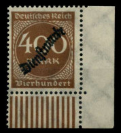 D-REICH DIENST Nr 80 Postfrisch ECKE-URE X6F219A - Oficial