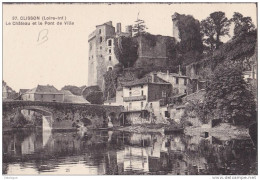 CPA 44 - CLISSON - Le Château Et Le Pont De Ville - Clisson