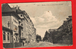 VBA-29  Genève RARE Ecole Et Avenue De La Servette  Circulé 1929 Jaeger 1074 - Genève