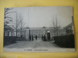 49 5958 CPA - 49 ANGERS - CASERNE EBLE (6e GENIE) - ANIMATION - Barracks