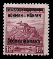 BÖHMEN U. MÄHREN Nr 11 Postfrisch Gepr. X70A3AE - Neufs