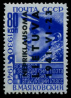 BES 2WK LITAUEN Nr 9 Postfrisch X70A4C6 - Occupation 1938-45