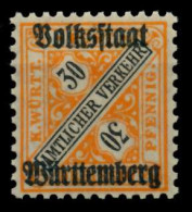 WÜRTTEMBERG DIENST STAAT Nr 266 Postfrisch X70EE96 - Postfris