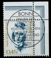 BRD DS FRAUEN Nr 2295 Zentrisch Gestempelt ECKE-ORE X70F212 - Used Stamps