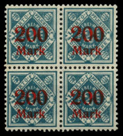 WÜRTTEMBERG DIENST GEMEINDEN Nr 168 Postfrisch VIERERBL X7110EA - Mint