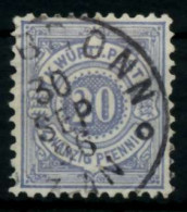 WÜRTTEMBERG AUSGABE VON 1875 1900 Nr 47a Gestempelt Gepr X713612 - Oblitérés