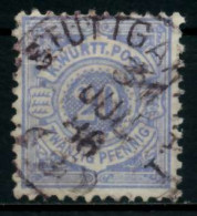 WÜRTTEMBERG AUSGABE VON 1875 1900 Nr 47a Gestempelt X713662 - Gebraucht