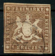 WÜRTTEMBERG AUSGABE VON 1859 Nr 11 Gestempelt X713806 - Oblitérés