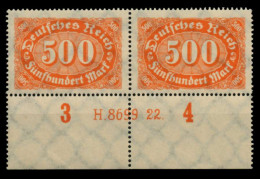 D-REICH INFLA Nr 251 HAN H8699.22 Postfrisch WAAGR PAAR X72B982 - Unused Stamps