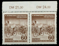 DDR 1953 Nr 357YI-II Und 357YI-III Postfrisch WAAGR PAAR OR X735BB6 - Unused Stamps