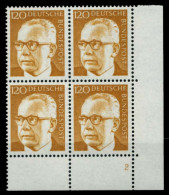 BRD DS HEINEM Nr 691 Postfrisch VIERERBLOCK FORM2 X76A562 - Unused Stamps