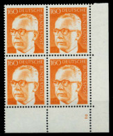 BRD DS HEINEM Nr 692 Postfrisch VIERERBLOCK FORM2 X76A716 - Unused Stamps