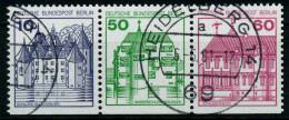 BERLIN ZUSAMMENDRUCK Nr W76 Zentrisch Gestempelt 3ER STR X78478E - Zusammendrucke