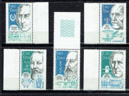 Physiciens, Chimistes Et Ingénieurs (François Arago, Henri Moissan, Henri Fabre, Marc Seguin Et Paul Héroult) - Unused Stamps